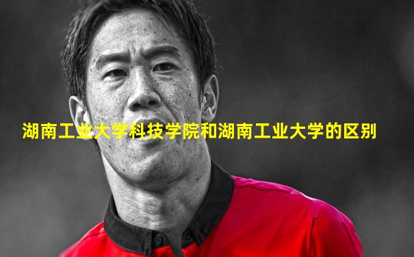 湖南工业大学科技学院和湖南工业大学的区别